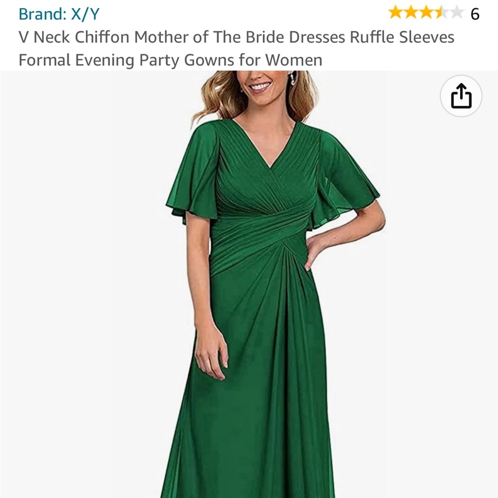 Sz 16 gown, new never worn.
